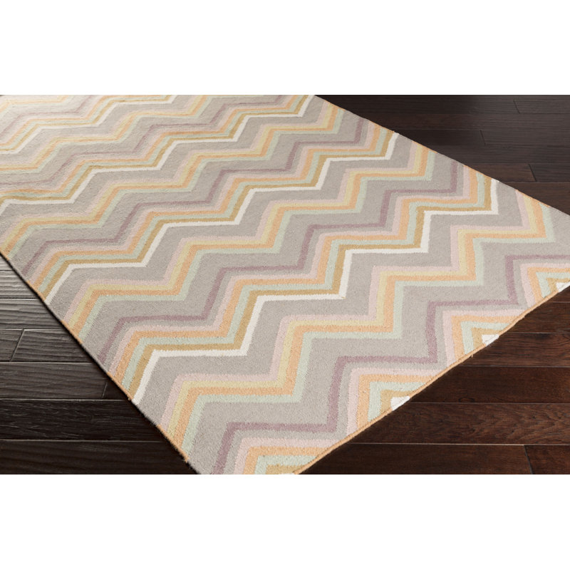Diego Wool Chevron Indoor Rug, Rectangle 3'6" x 5'6"