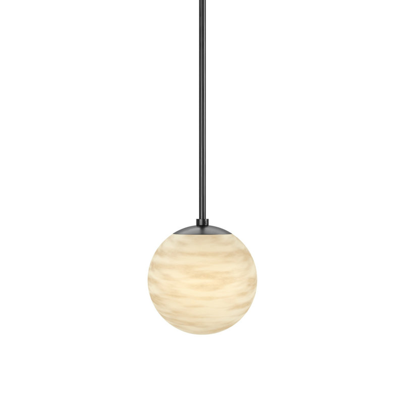 Luminaire suspendu Marble Globe 200 - noir, Bronze noir, H 7,87 po x l 7,87 po x P 7,87 po