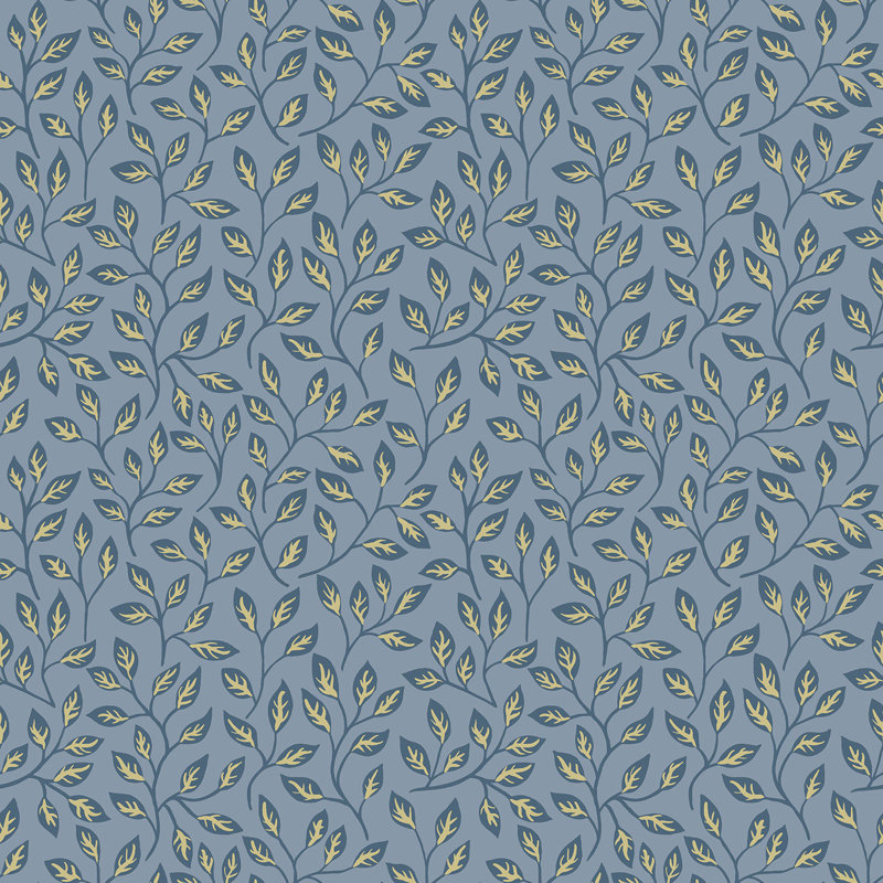 Bryanna 1005cm x 53cm Matte Wallpaper Roll, Blue