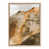 Light Brown Metal Floater Framed