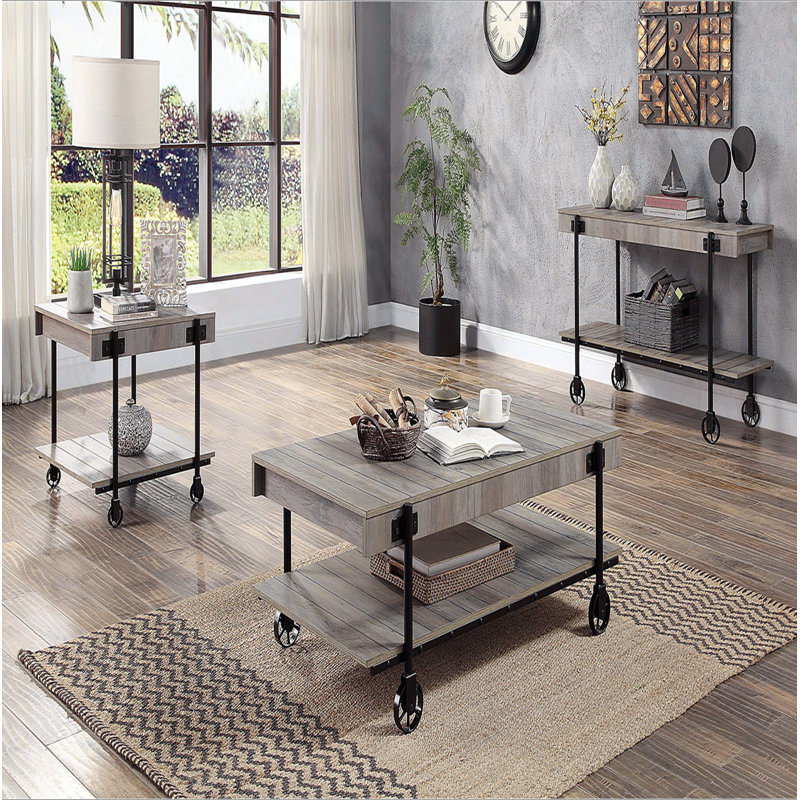Table de bout style industriel 1pc