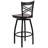 Cammie 'X'' Back Swivel Metal Barstool-105662713-105662695