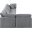 Ensemble modulaire de coin en velours 5 pièces Itala-94482468