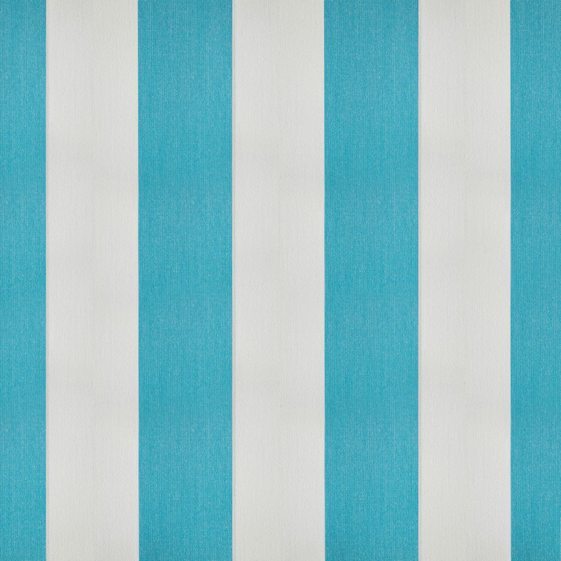 Tissu rayé pour l'extérieur, Turquoise