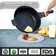 TIBORANG Hard-Anodized Aluminum Non-Stick 11'' Specialty Pan with Glass Lid