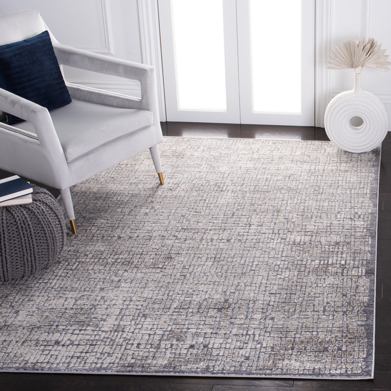History 500 Performance Abstract Rug, Rectangle 5'3" x 7'7"