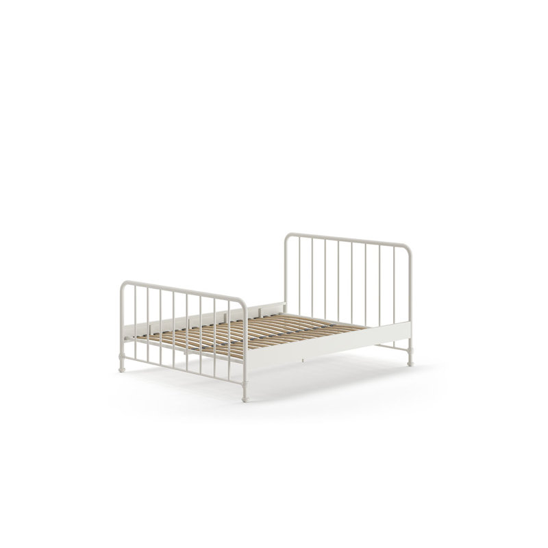 Bed Bronxx, 140 x 200cm, Matt White