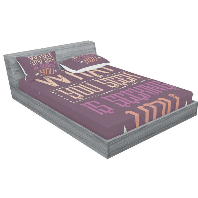 Microfiber Sheet Set, Full Sheet Set with Fitted Sheet