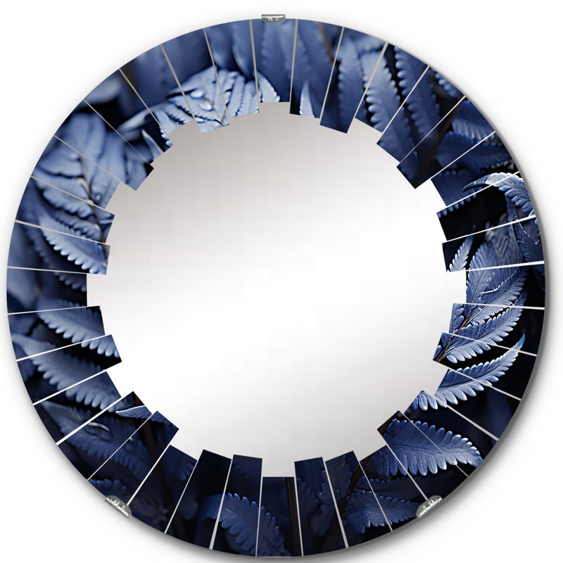 Delassite - Miroir mural moderne rond, 24 po x 24 po