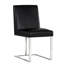 Chaise parsons rembourrée en cuir véritable capitonné Theron H 20 po Theron-1604179069-1488872923
