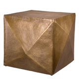Side Table Maratea Antique Brass Finish