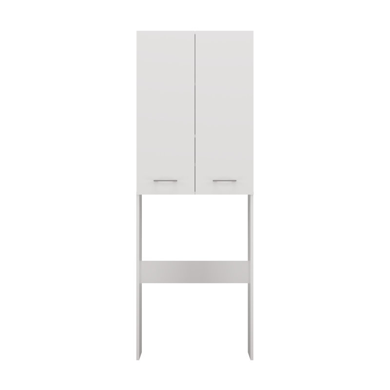Nadina Solid Wood Laundry Room Organiser, White