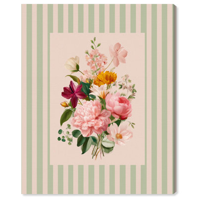 Impression romantique sur toile, art botanique par Art Remedy