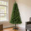 Arbre de Noël artificiel non éclairé avec support en plastique
