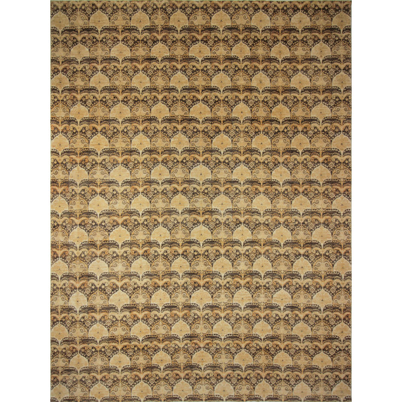 Acree One-of-a-Kind 9'7" X 13' Wool Area Rug in Brown