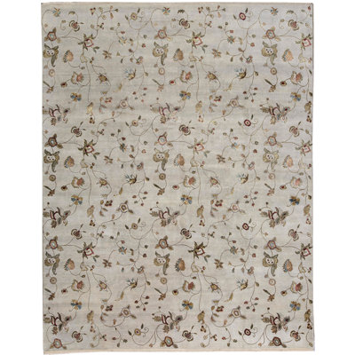 One-of-a-Kind Rectangle 11'11" X 15' Area Rug in Gray
