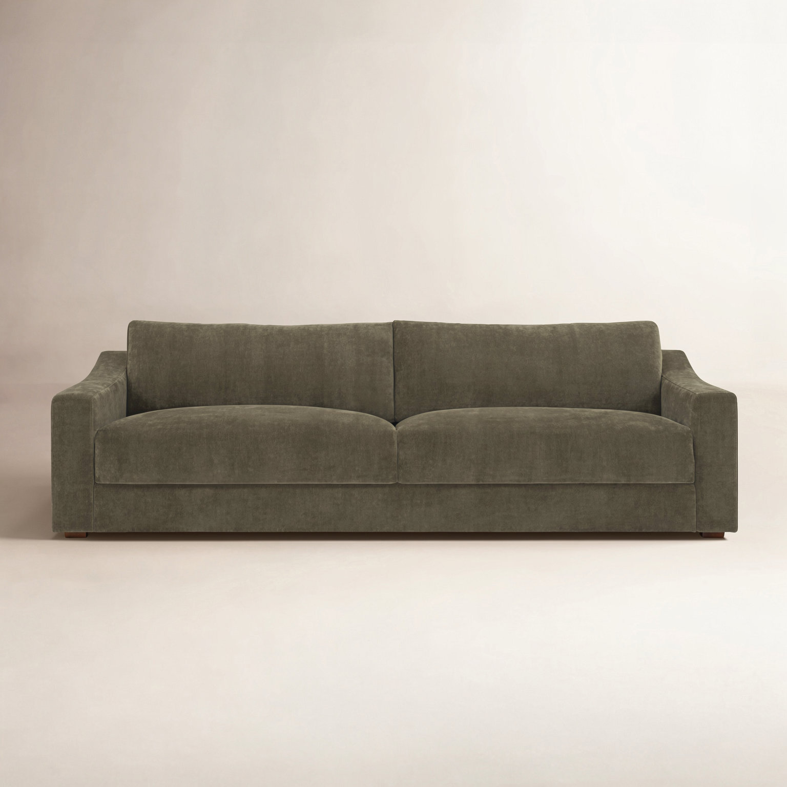 Nora 91" Sofa, Green