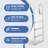 4 - Step Aluminum Lightweight Folding Small Step Ladder