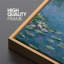 Tranquil Water Lilies Classic Impressionist Pond Antique Retro Fine Art Art, reproduction d'art encadrée décorative-95016745-111565879