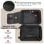 Ensemble de 5 valises semi-ouvertes à ouverture semi-rigide avec valise légère et port USB TSA-1790315487