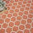 Casie Geometric Reversible Indoor / Outdoor Area Rug in Orange-117473011