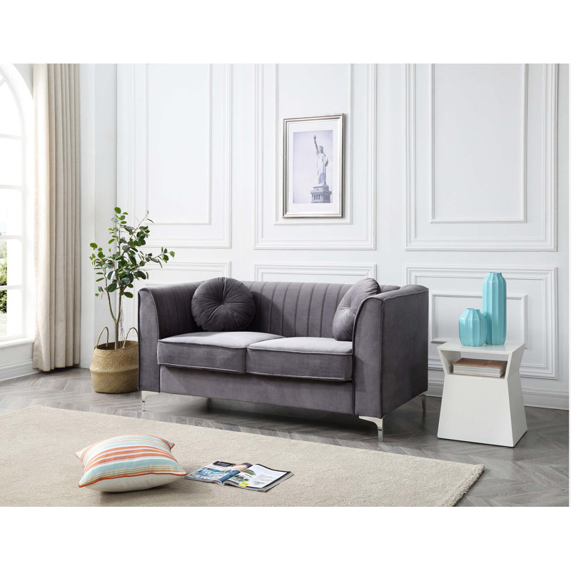 Causeuse contemporaine pour la vie moderne, Gris