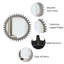 Miroir décoratif en bois