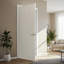 Dalle de porte intérieure blanche à texture creuse-115709279