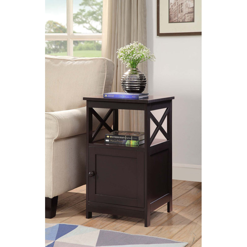 Darek End Table, Espresso
