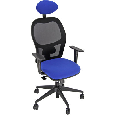 Cosetta Acrylic Office Chair with Headrest