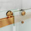 Opal Mirage MCOCOD 56-61"W x 79"H Double Sliding Frameless Soft Close Shower Door with 3/8"(10mm)Frosted Glass-116205491