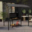 7 pi L 5 pi. D Pavillon de jardin en acier-97828831