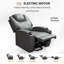 Fauteuil inclinable électrique en cuir Vegan-1331762259