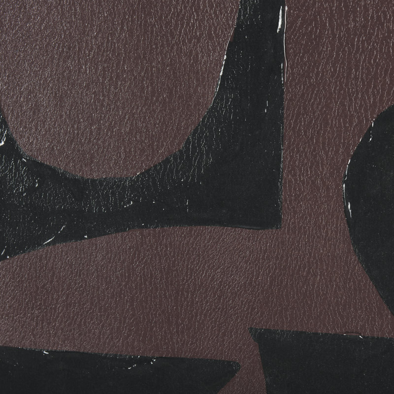 "Steglitz a Hand Embelished", reproduction d'art texturée encadrée sous verre, Steglitz, Prune, H 41,5 po x l 31,5 po