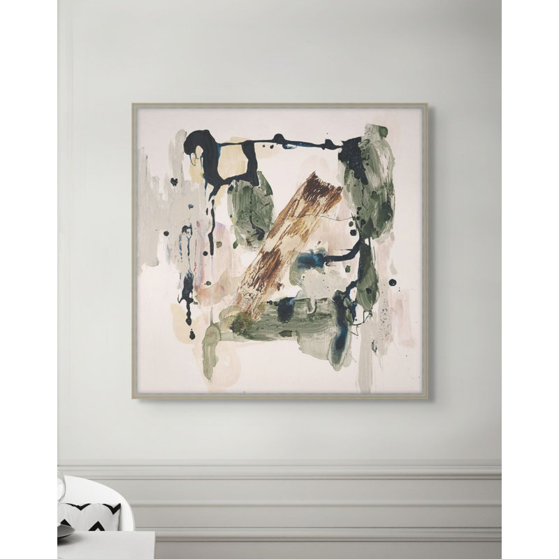 Sage Ink Wash 1 Print, 32.25" H x 32.25" W