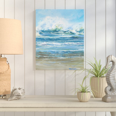 «Crashing Wave» par Dana McMillan, reproduction d'art sur toile tendue