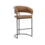 Upholstered Stool with Metal Frame-1780721354