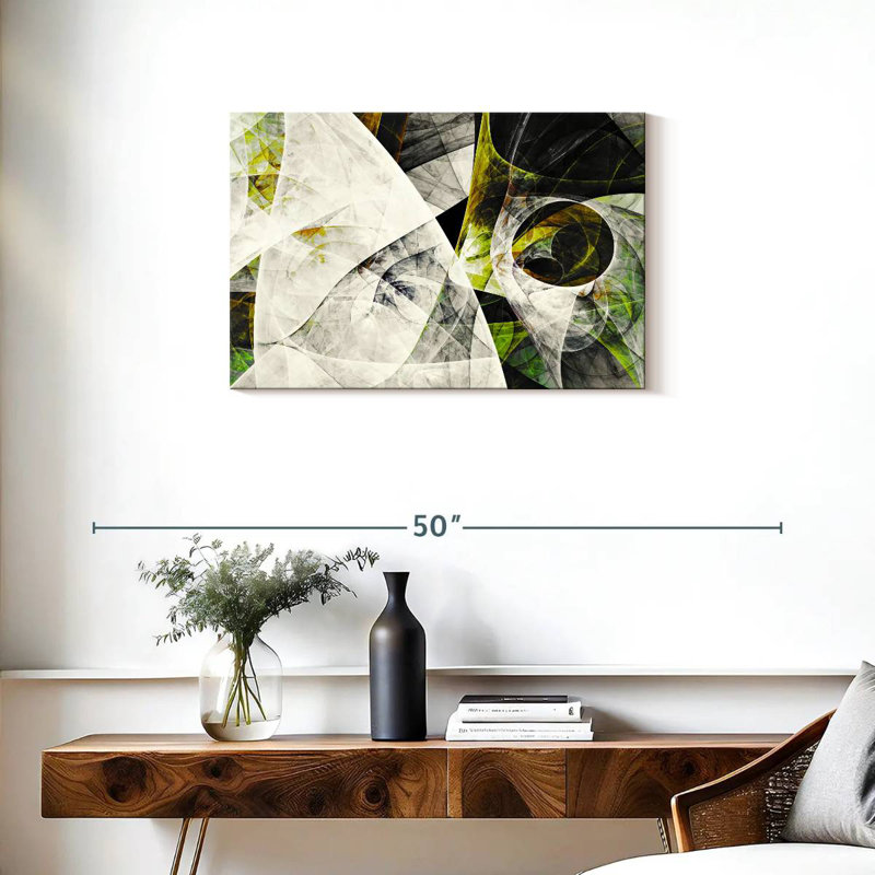 Avery Iced Lime Dynamic Abstract, 20" H x 30" W