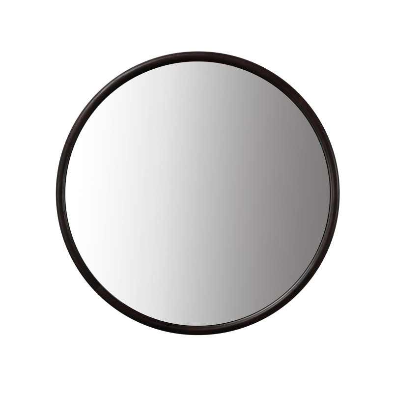 Zen , 29,52 po x 29,52 po, Rond, Noyer foncé