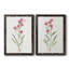 Delicate Pink I - ensemble de 2 peintures sur toile encadrées-992947499-992947497