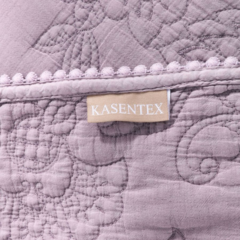 Modern & Contemporary Cotton Blend Quilt, King, Purple