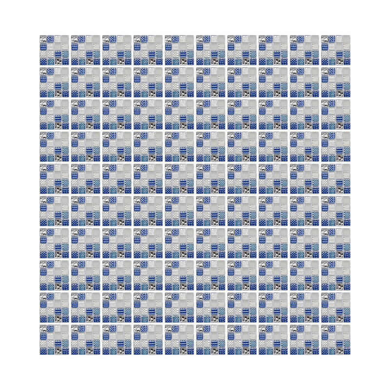 Autocollants muraux auto-adhésifs à carreaux de cristal