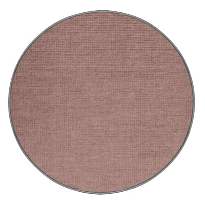 Tapis brun uni lavable à la machine