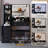 Large Size Left Bedside Cabinet Vanity Table+Cushioned Stool-1522343815