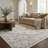 Rug Branch Rasan 4' x 6' (3'11" x 5'7") Grey/Beige Oriental Indoor Area Rug, Contemporary, Medium Pile, Stain-Resistant Carpet - Living Room, Bedroom, Dining Room, and Kitchen-888585126