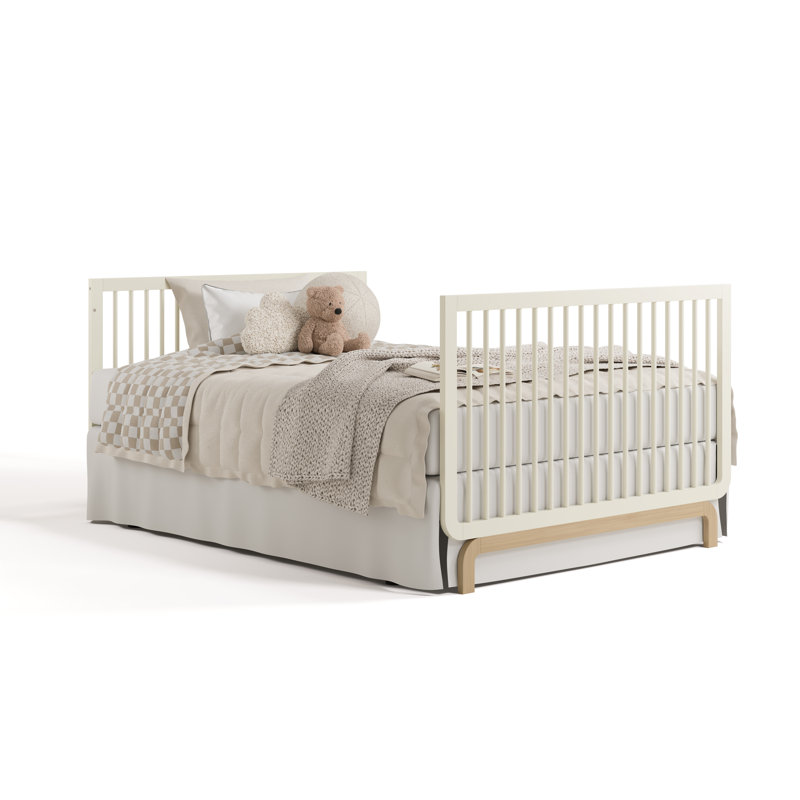 Santorini 5-In-1 Convertible Crib, Frosted Oat/Driftwood, Crib