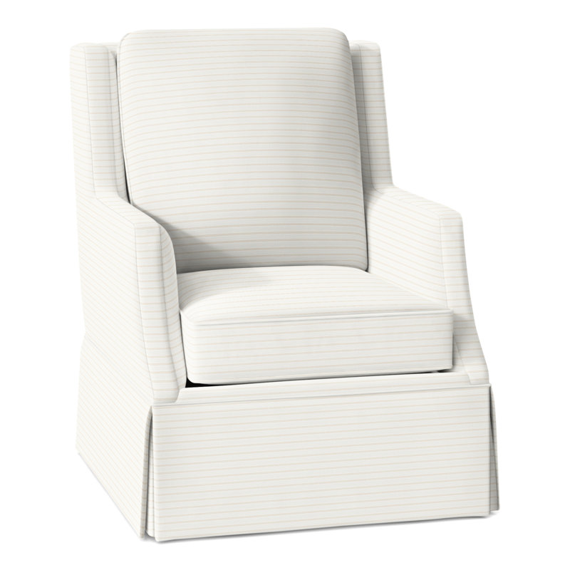 Fauteuil tournant Savannah, Perigold Birchbox Naturel