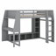 Lit mezzanine avec bureau-89641366