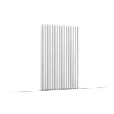 Panneau mural 3D Orac Decor W215 - Design perlé - H 31-1 / 2 po x l 19-5 / 8 po x 5/8 po - Polyuréthane haute densité Purotouch - blanc apprêté pour la peinture