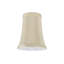 Abat-jour en tissu jacquard de style candélabre en tissu jacquard H 4 po (attache) crème